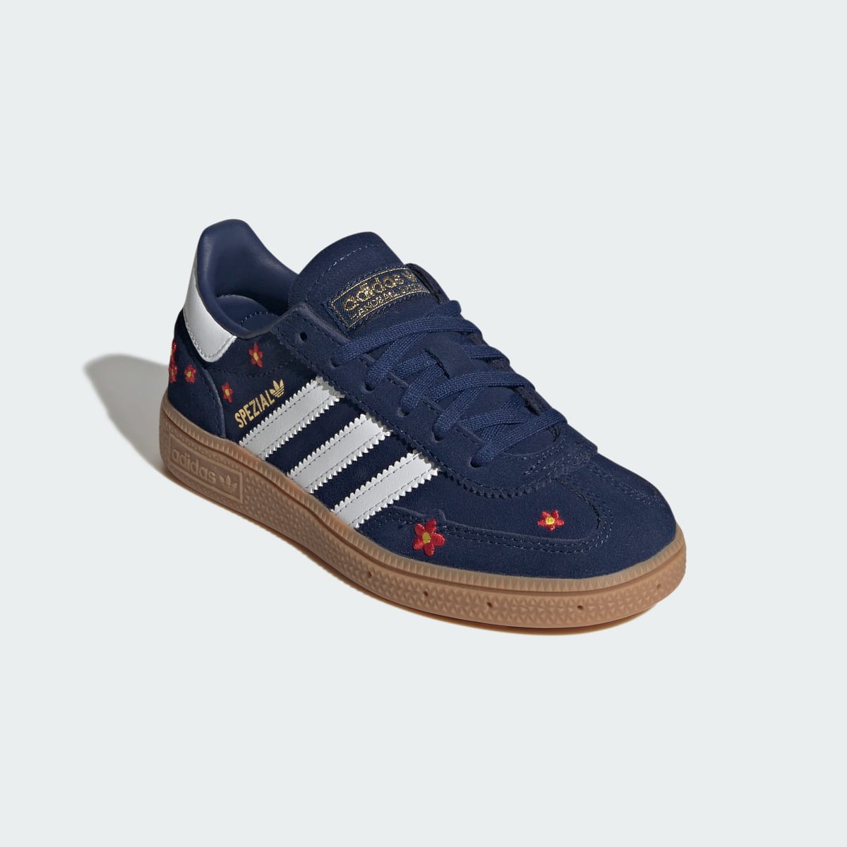 Adidas Kids' HANDBALL SPEZIAL SHOES - Dark Blue / Cloud White / Gum - Image 4