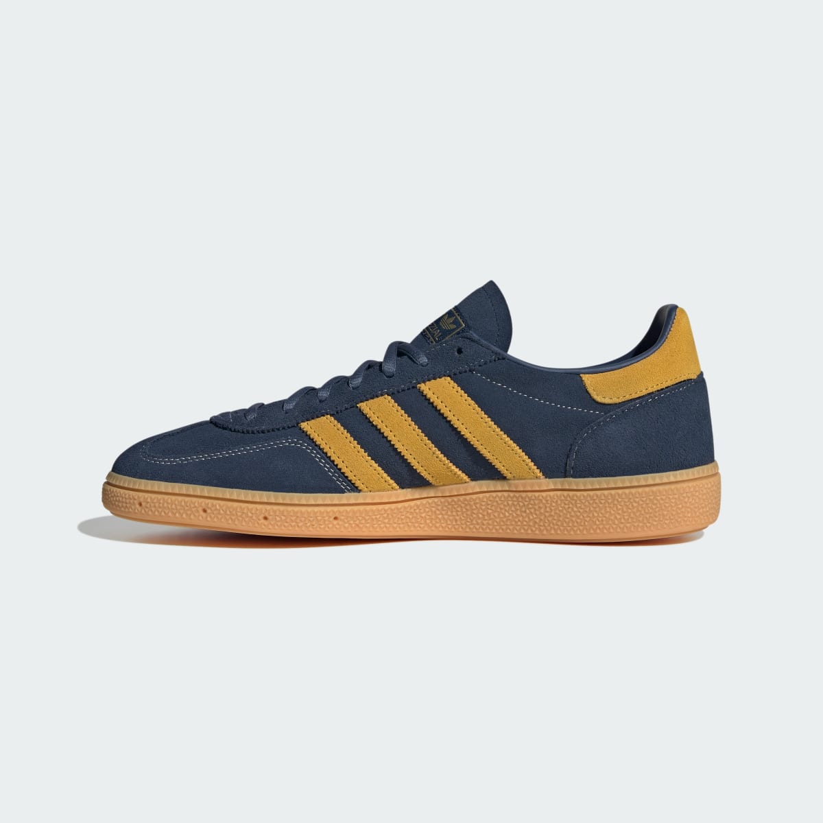 Adidas Men's HANDBALL SPEZIAL SHOES - Night Indigo / Bold Gold / Gum - Image 6