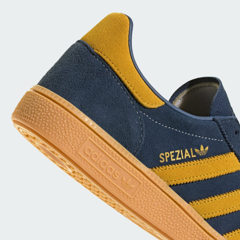 Adidas Men's HANDBALL SPEZIAL SHOES - Night Indigo / Bold Gold / Gum - Image 9