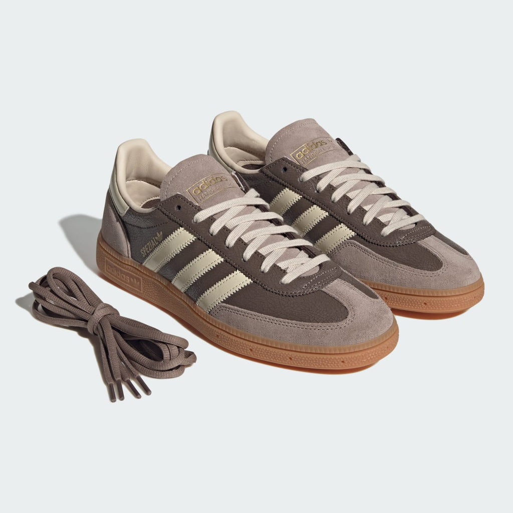 Adidas Men's HANDBALL SPEZIAL SHOES - Earth Strata / Warm Vanilla / Gum - Image 7