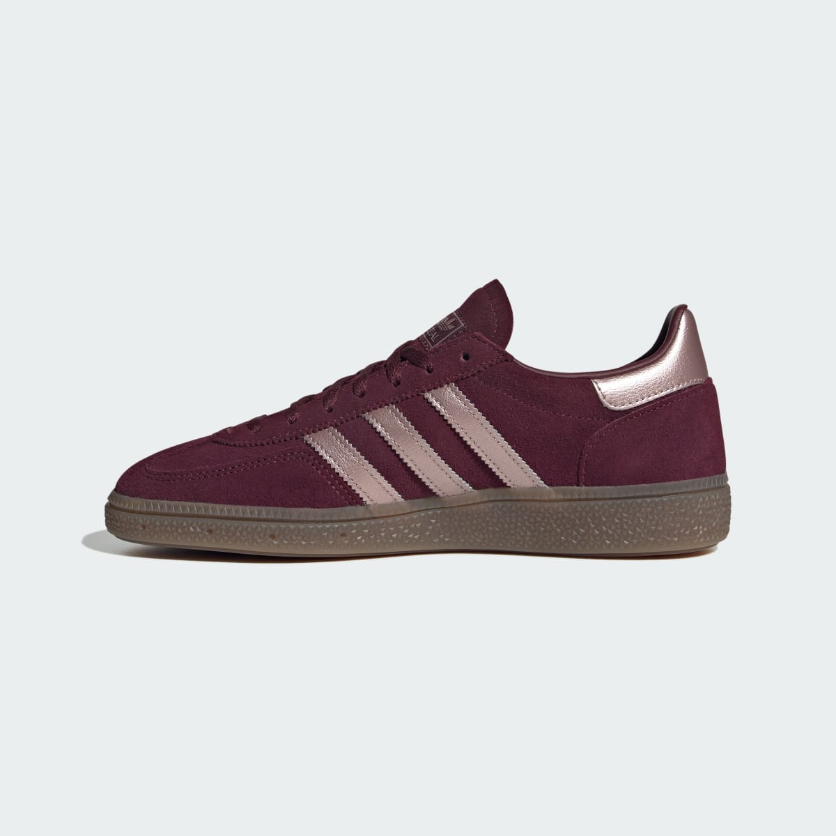 Adidas Women's HANDBALL SPEZIAL SHOES - Maroon / Grey / Gum - Image 6