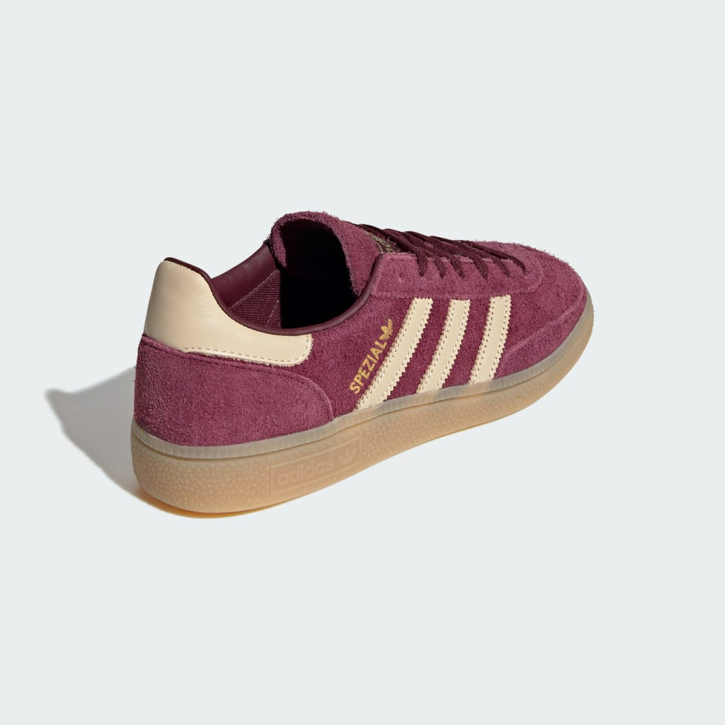 Adidas Women's HANDBALL SPEZIAL SHOES - Maroon / Warm Vanilla / Gold Metallic - Image 5