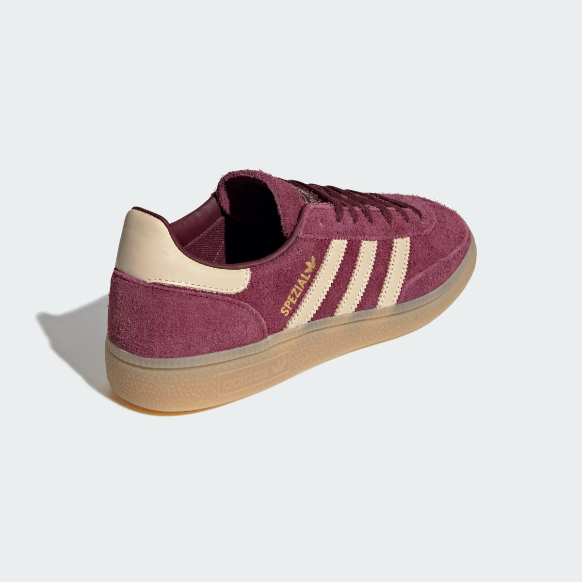 Adidas Women's HANDBALL SPEZIAL SHOES - Maroon / Warm Vanilla / Gold Metallic - Image 5