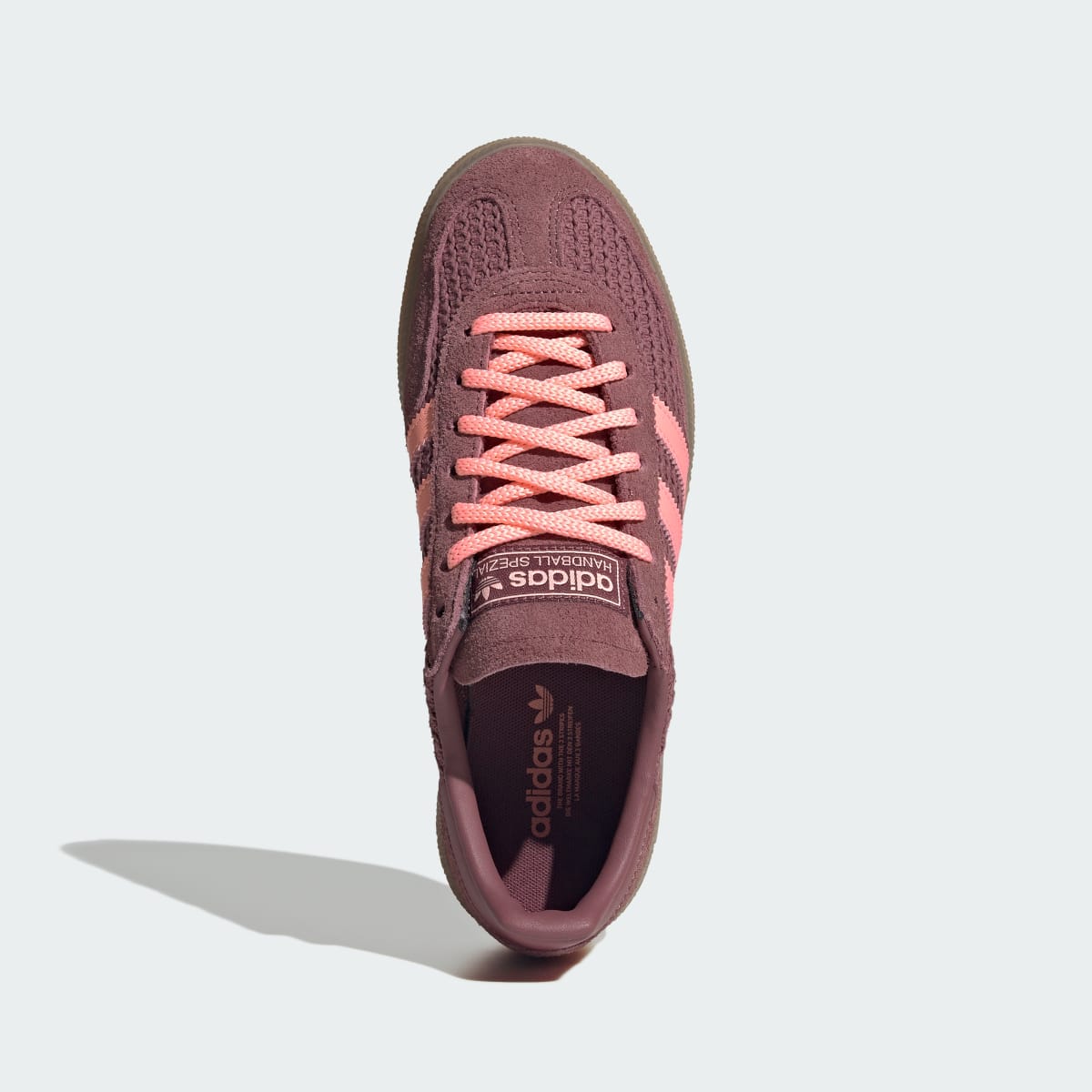 Adidas Women's HANDBALL SPEZIAL SHOES - Burgundy / Frozen Turbo / Gum - Image 2