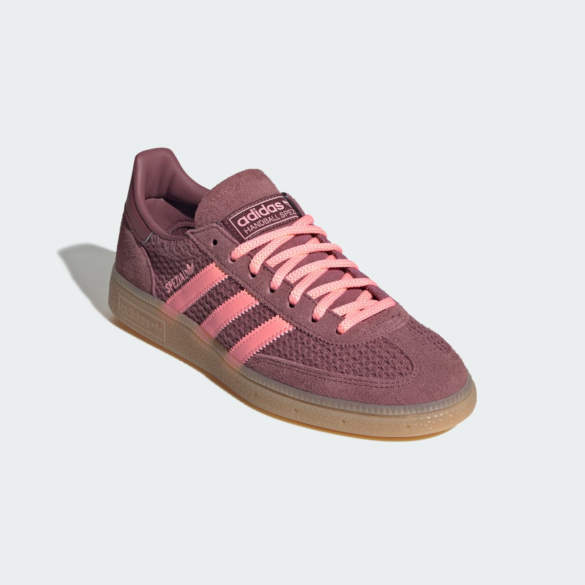 Adidas Women's HANDBALL SPEZIAL SHOES - Burgundy / Frozen Turbo / Gum - Image 4