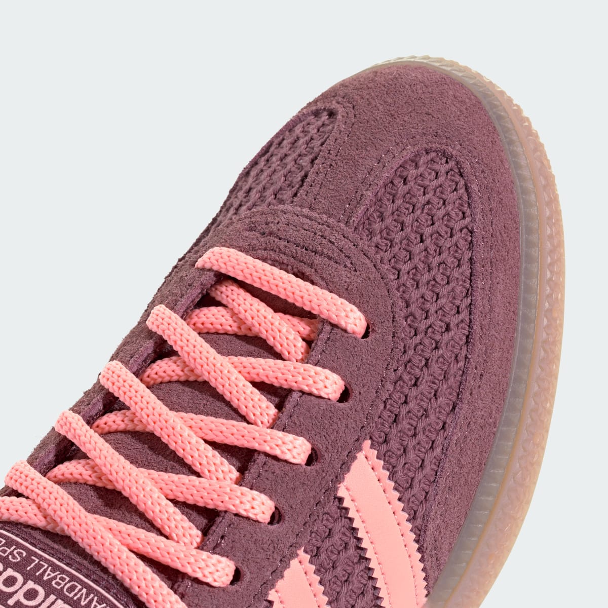 Adidas Women's HANDBALL SPEZIAL SHOES - Burgundy / Frozen Turbo / Gum - Image 8