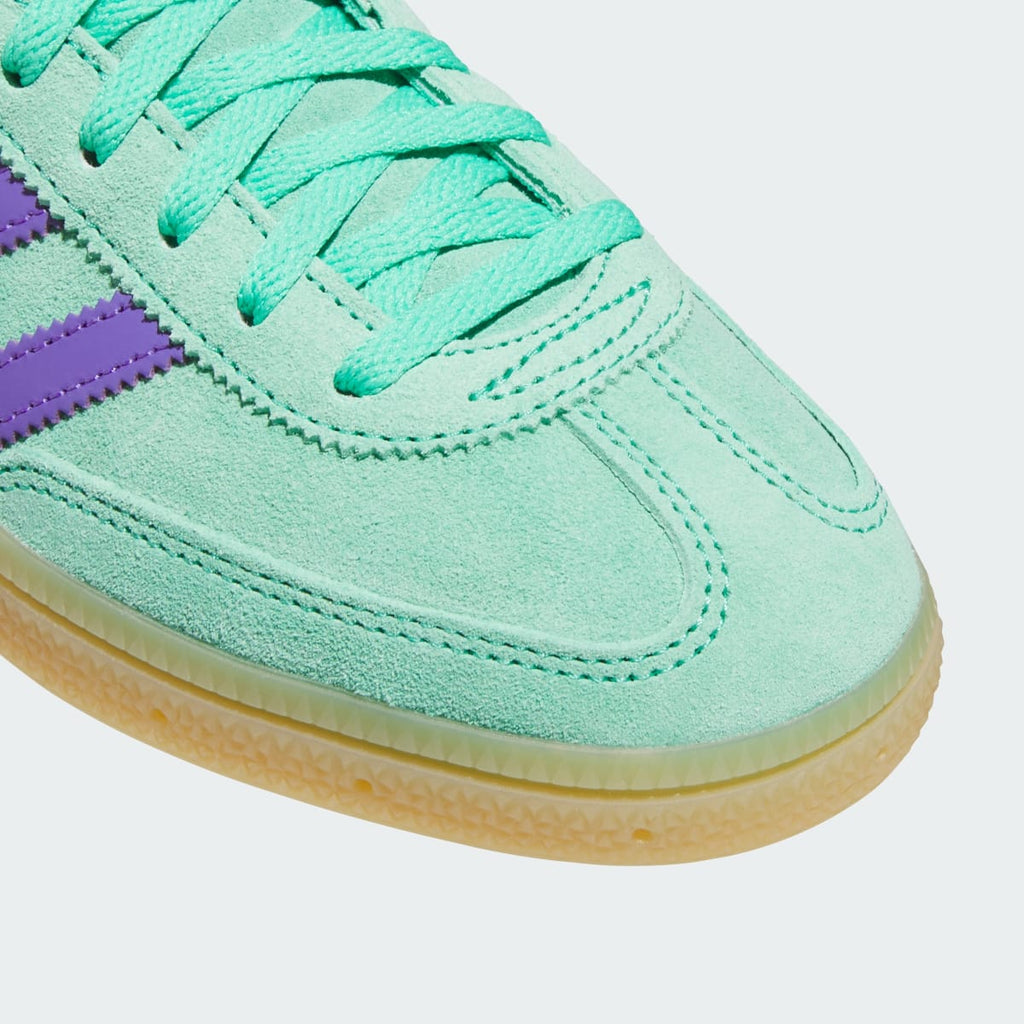 Adidas Women's HANDBALL SPEZIAL SHOES - Hi-Res Green / Purple Rush / Gold Metallic - Image 9