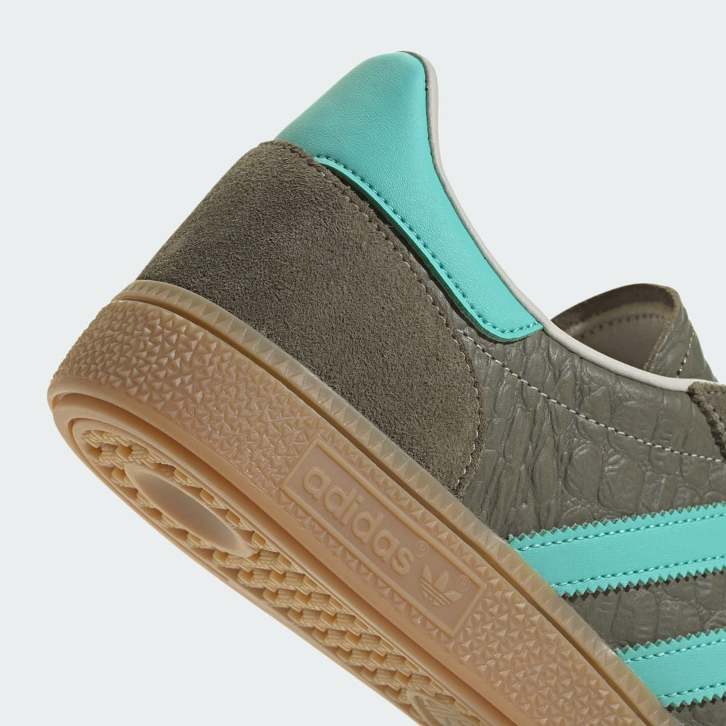 Adidas Women's HANDBALL SPEZIAL SHOES - Olive Strata / Acid Mint / Gum - Image 11