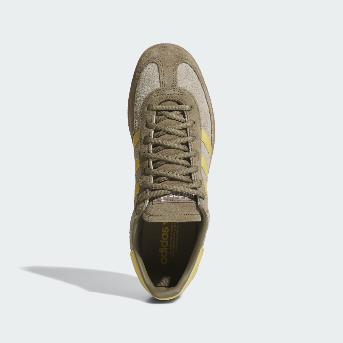 Adidas Women's HANDBALL SPEZIAL SHOES - Olive Strata / Pyrite / Gum - Image 2