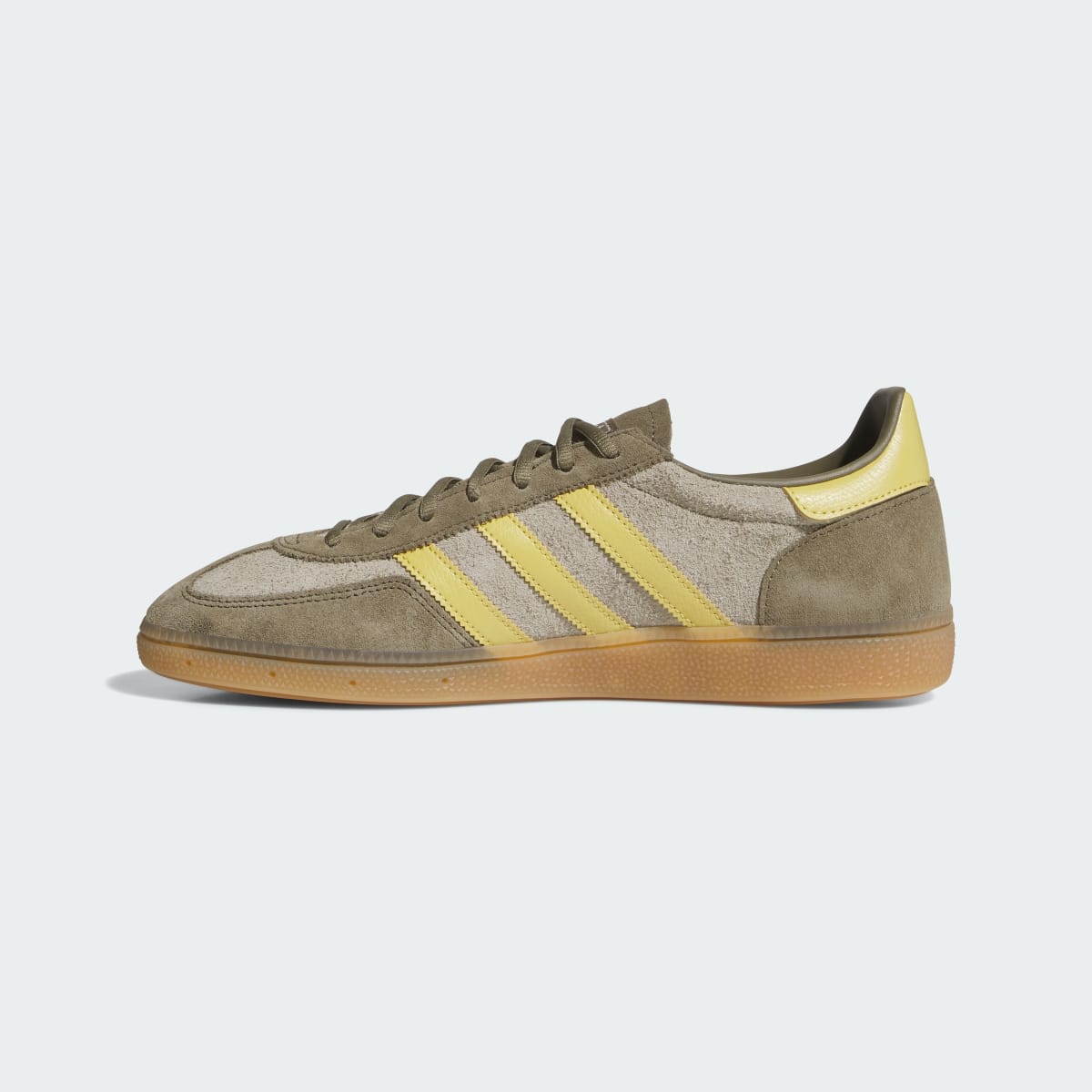 Adidas Men's HANDBALL SPEZIAL SHOES - Olive Strata / Pyrite / Gum - Image 6