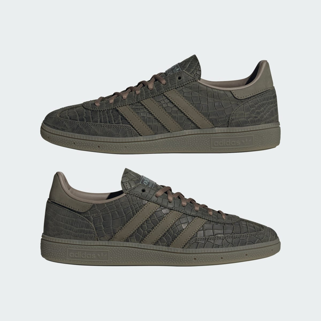 Adidas Men's HANDBALL SPEZIAL SHOES - Night Cargo / Olive Strata / Blanch Brown - Image 7