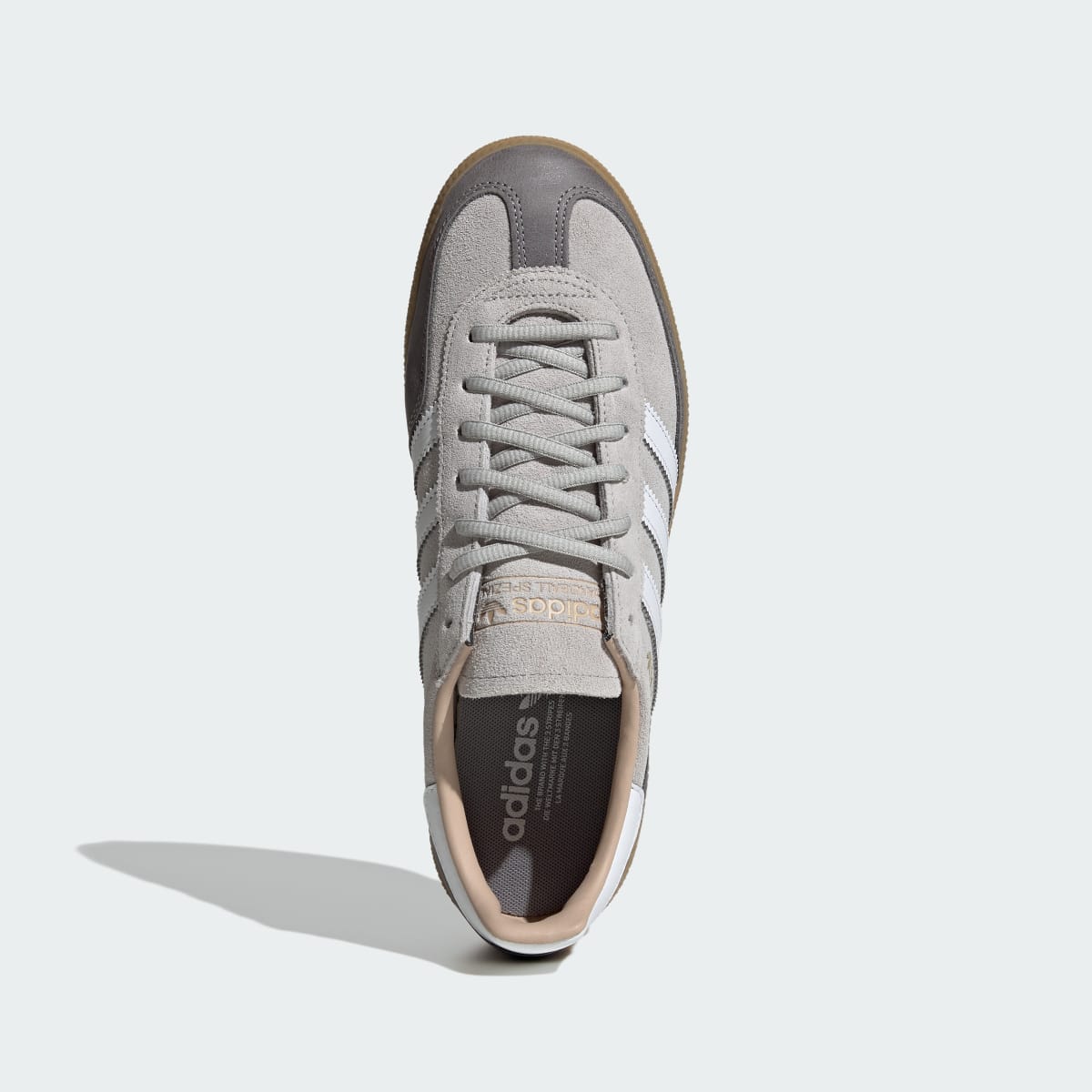 Adidas Men's HANDBALL SPEZIAL SHOES - Grey Two / Cloud White / Gum - Image 2