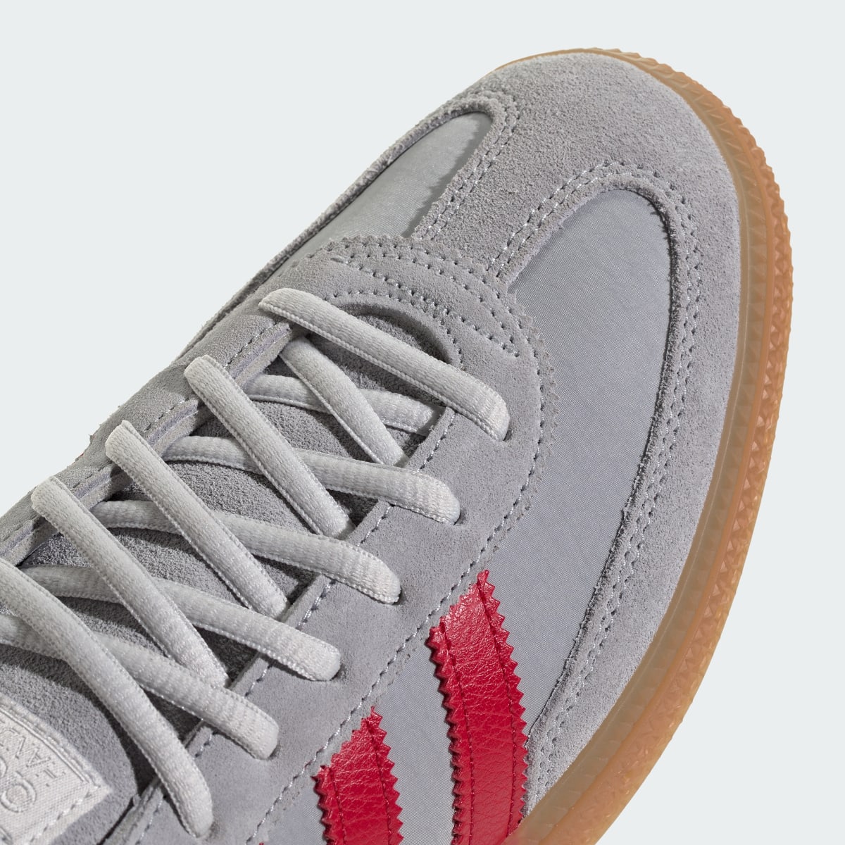 Adidas Men's HANDBALL SPEZIAL SHOES - Halo Silver / Team Victory Red / Gum - Image 8