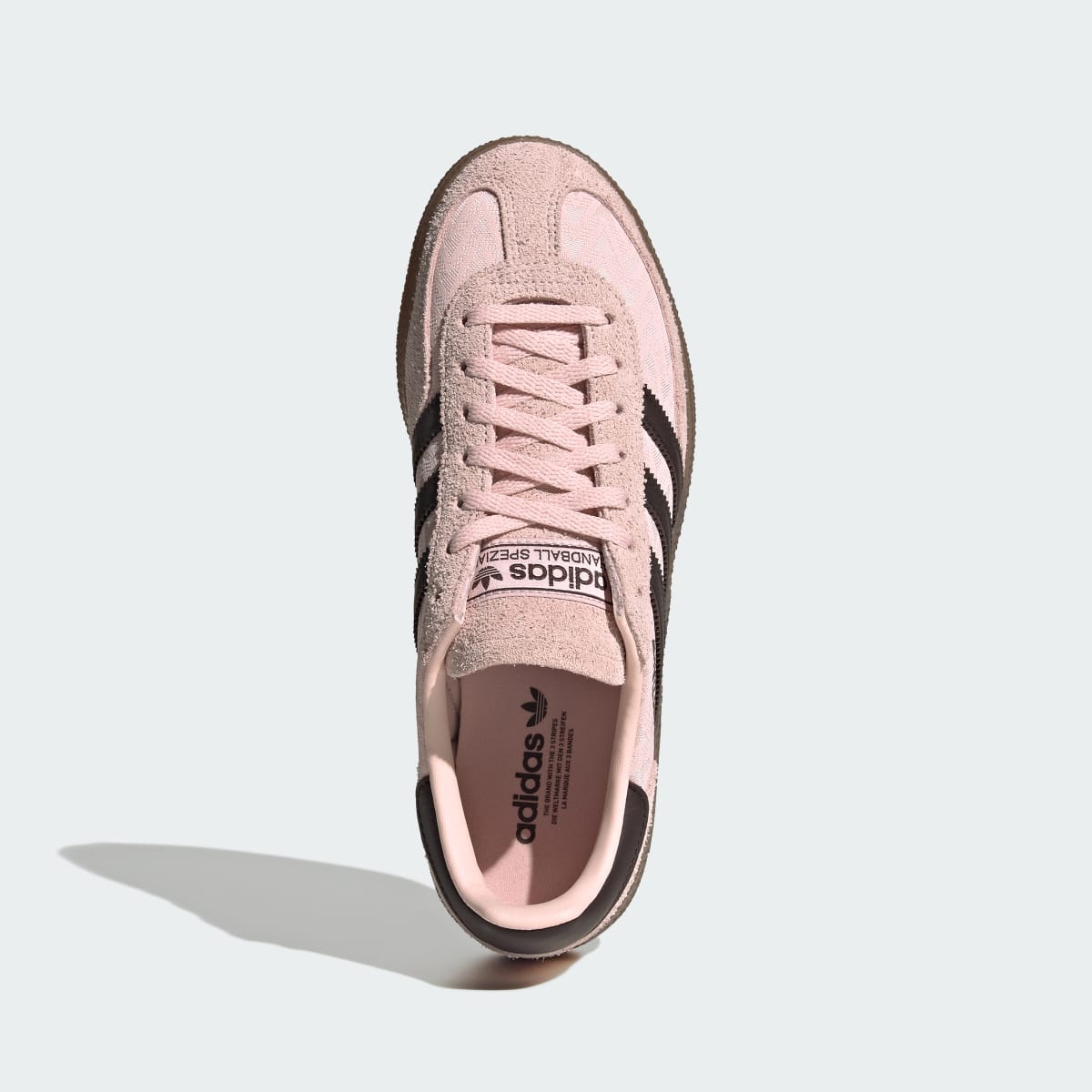 Adidas Women's HANDBALL SPEZIAL SHOES - Sandy Pink / Aurora Coffee / Gum - Image 3