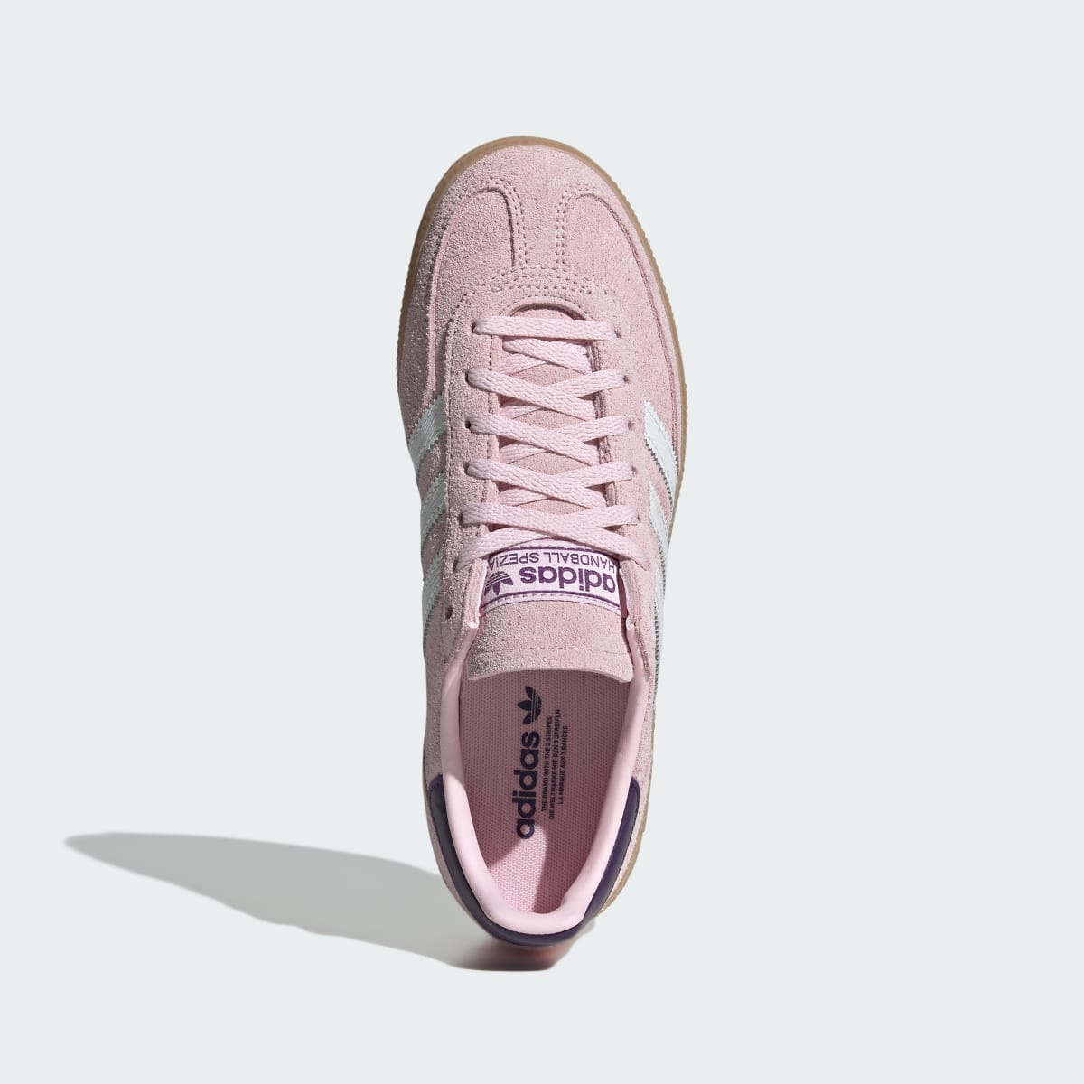 Adidas Women's HANDBALL SPEZIAL SHOES - Clear Pink / Cloud White / Violet - Image 2