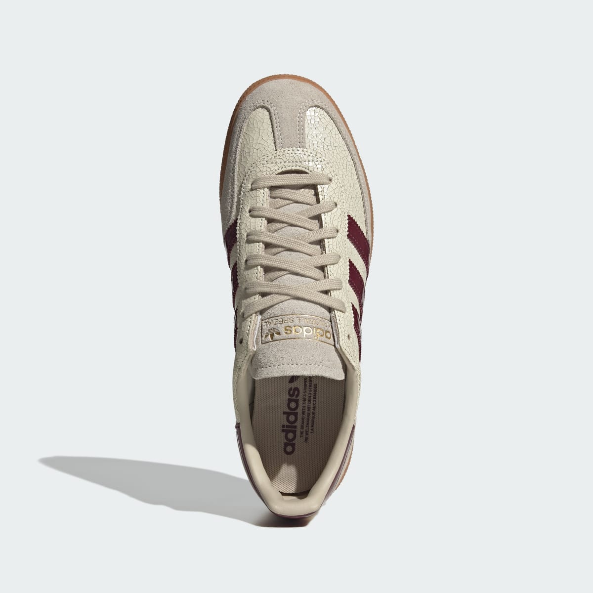Adidas Men's HANDBALL SPEZIAL SHOES - Off White / Shadow Red / Gum - Image 2