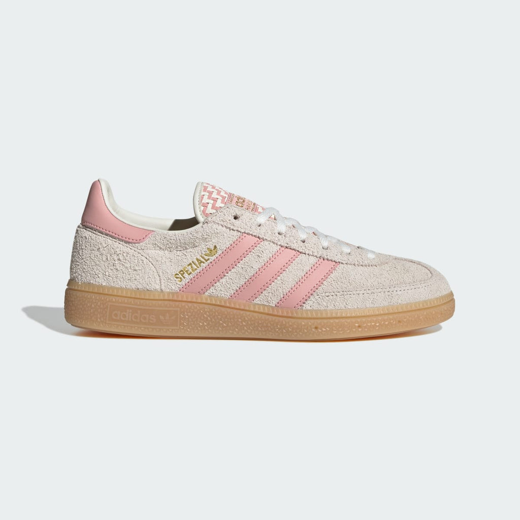 Adidas Women's HANDBALL SPEZIAL SHOES - Off White / Wonder Mauve / Gold Metallic - Image 1