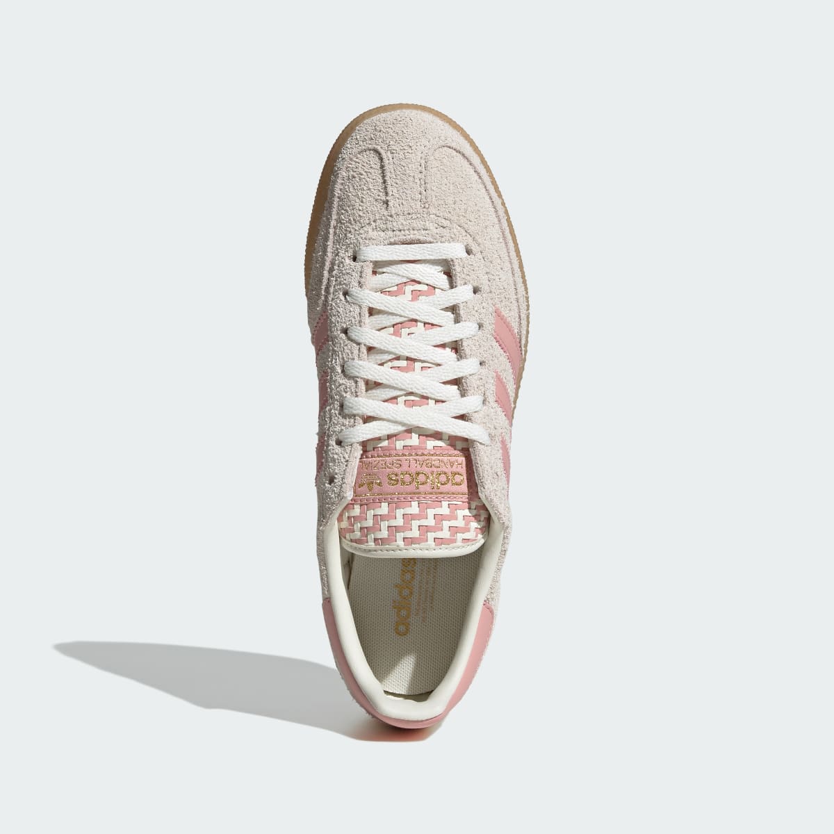 Adidas Women's HANDBALL SPEZIAL SHOES - Off White / Wonder Mauve / Gold Metallic - Image 2