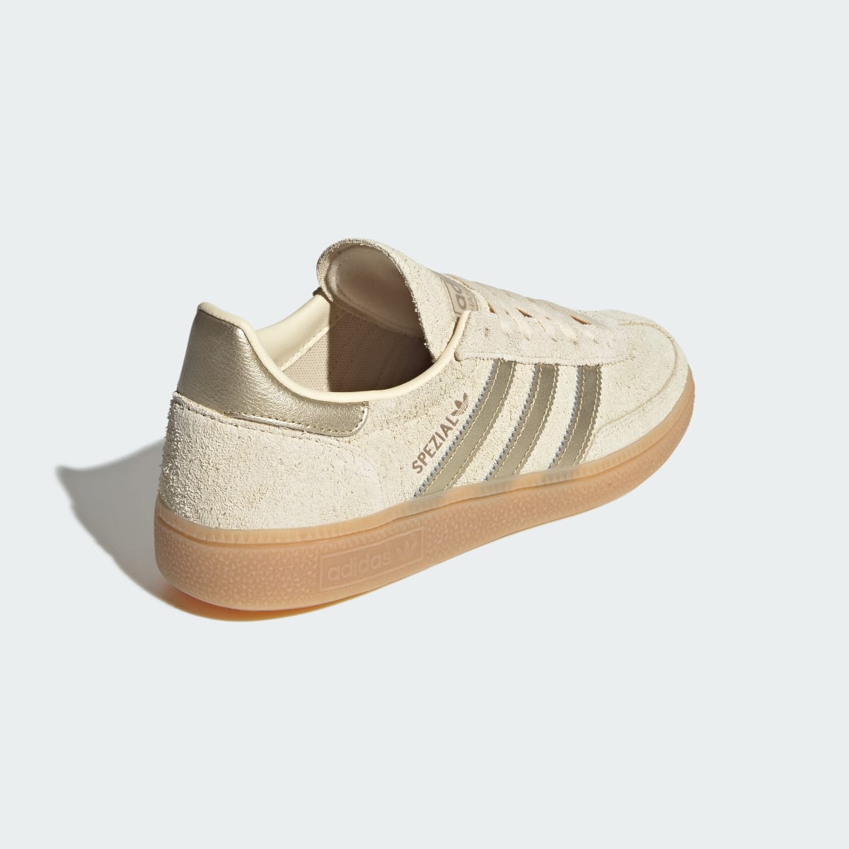 Adidas Women's HANDBALL SPEZIAL SHOES - Warm Vanilla / Thermal Chrome / Gum - Image 5