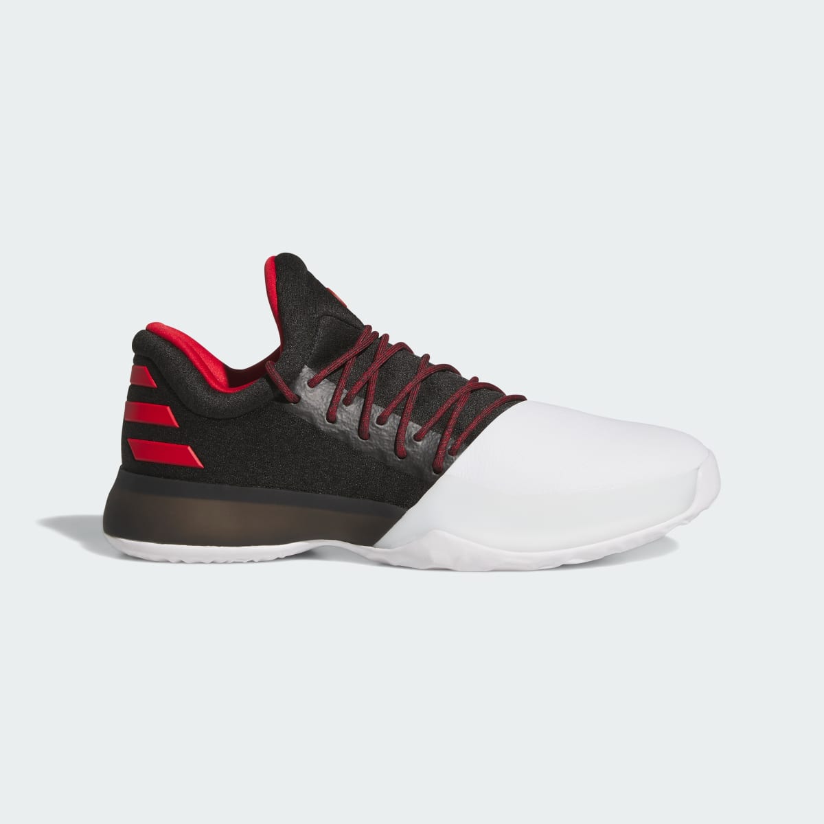 Adidas Men's HARDEN VOLUME 1 Pioneer Shoes - Core Black / Cloud White / Better Scarlet - Image 1