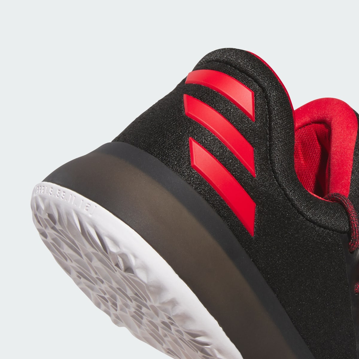 Adidas Men's HARDEN VOLUME 1 Pioneer Shoes - Core Black / Cloud White / Better Scarlet - Image 7