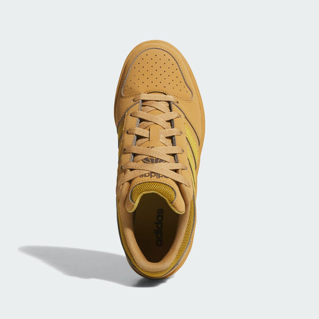 Adidas Kids' HOOPS CLASSIC J SHOES - Mesa / Victory Gold / Aurora Coffee - Image 2
