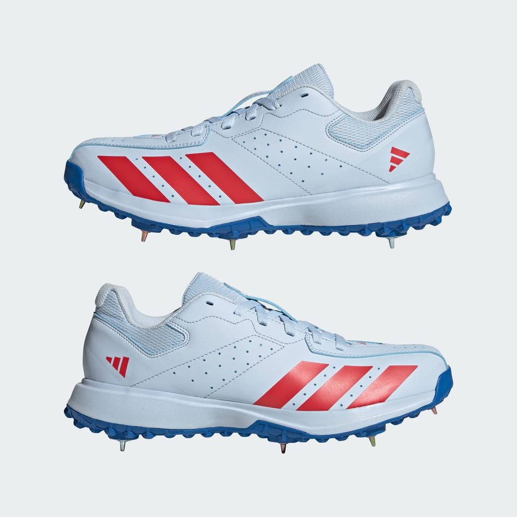 Adidas Men's HOWZAT SPIKE Sneakers - Crystal Sky / Pure Ruby / Bright Royal - Image 7