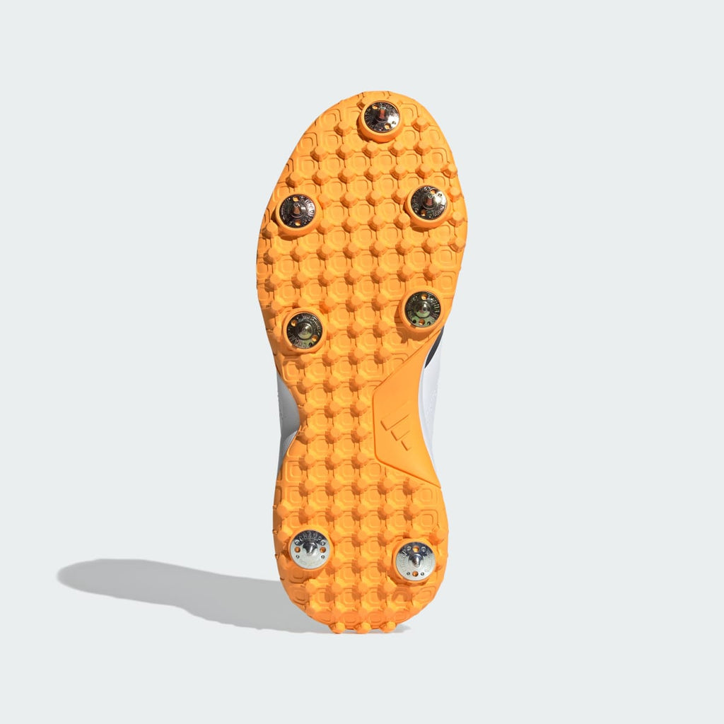 Adidas Men's HOWZAT SPIKE Sneakers - Cloud White / Aurora Onix / Lucid Tangerine - Image 3
