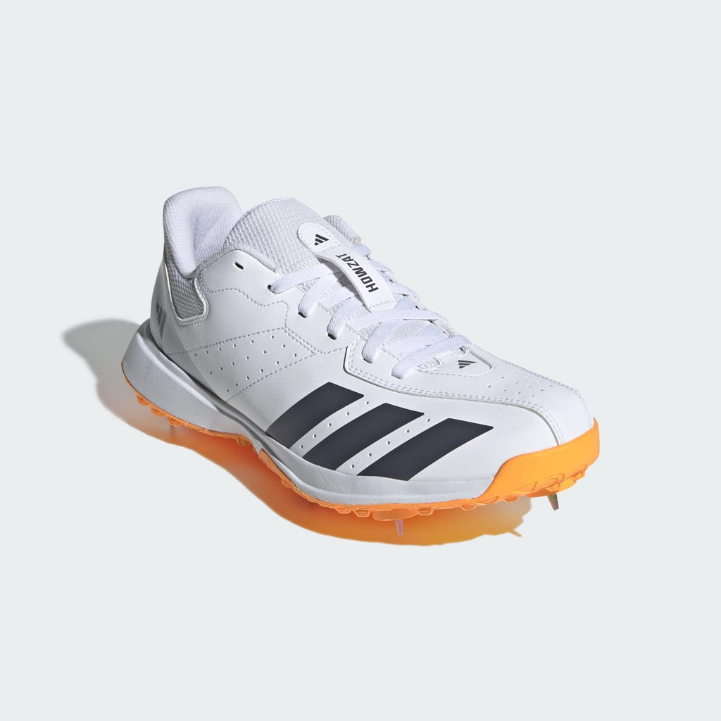 Adidas Men's HOWZAT SPIKE Sneakers - Cloud White / Aurora Onix / Lucid Tangerine - Image 4