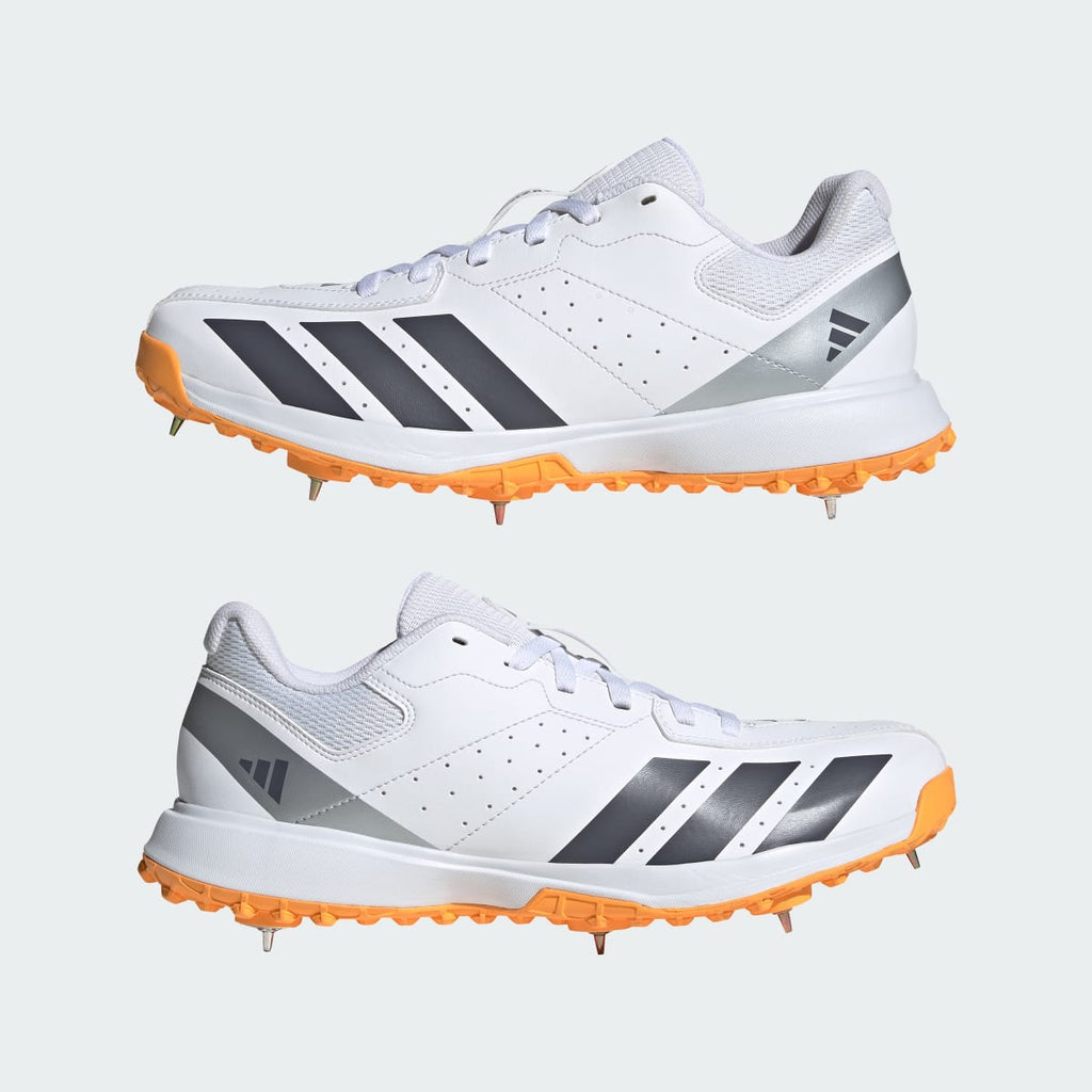 Adidas Men's HOWZAT SPIKE Sneakers - Cloud White / Aurora Onix / Lucid Tangerine - Image 7