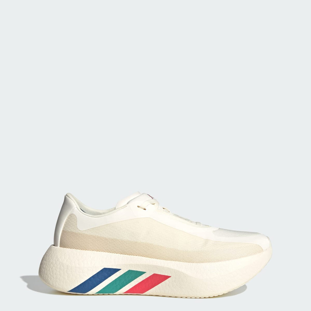 Adidas Men's HYPERBOOST EDGE M Shoes - Off White / Pure Ruby / Gold Metallic - Image 1