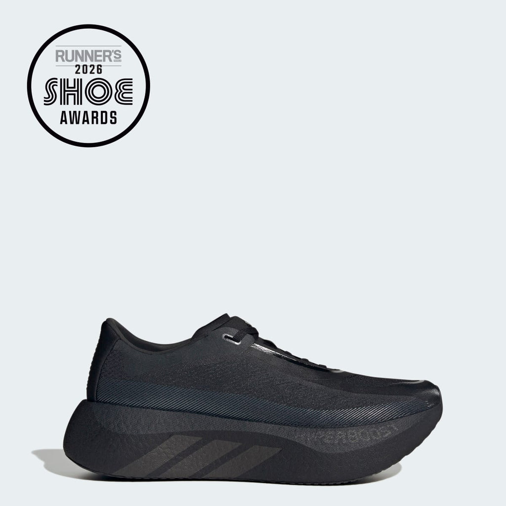 Adidas Men's HYPERBOOST EDGE Running Shoes - Core Black / Carbon / Carbon - Image 1