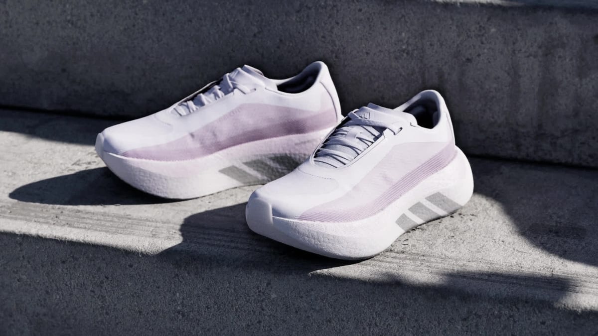 Adidas Women's HYPERBOOST EDGE Running Shoes - Frozen Purple / Silver Metallic / Silver Dawn - Image 2