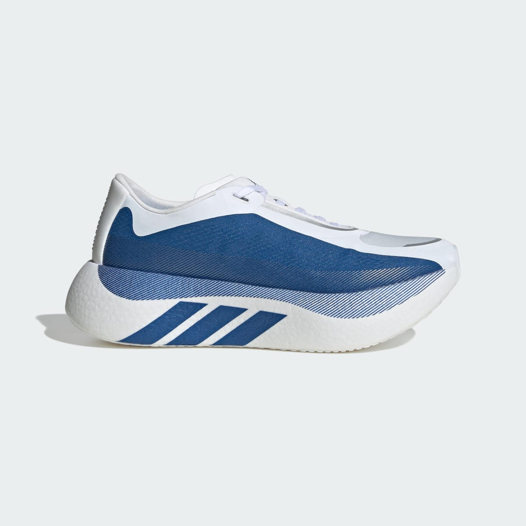 Adidas Men's HYPERBOOST EDGE Running Shoes - Cloud White / Equipment Blue / Zero Metalic - Image 2
