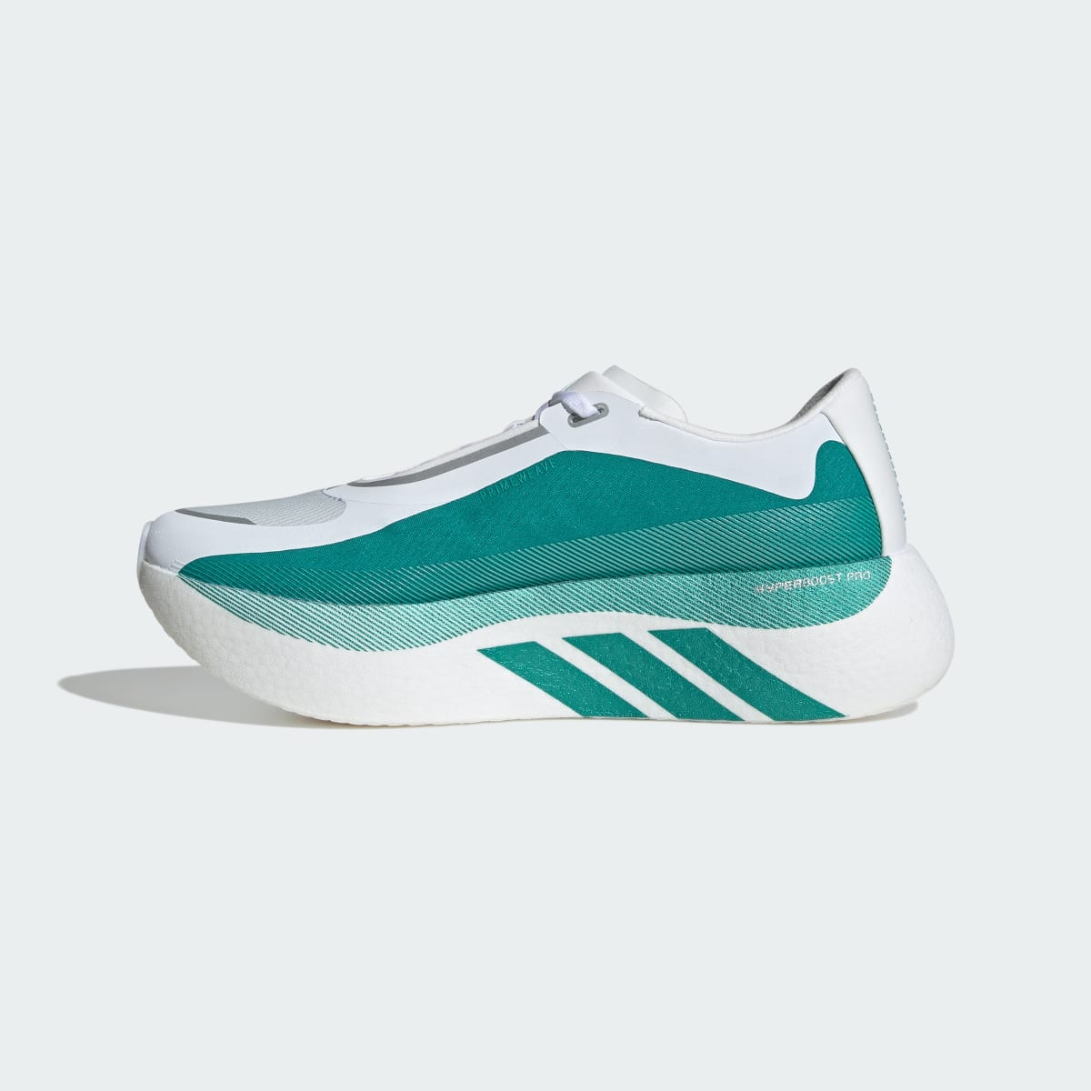Adidas Men's HYPERBOOST EDGE Running Shoes - Cloud White / Equipment Green / Zero Metalic - Image 8