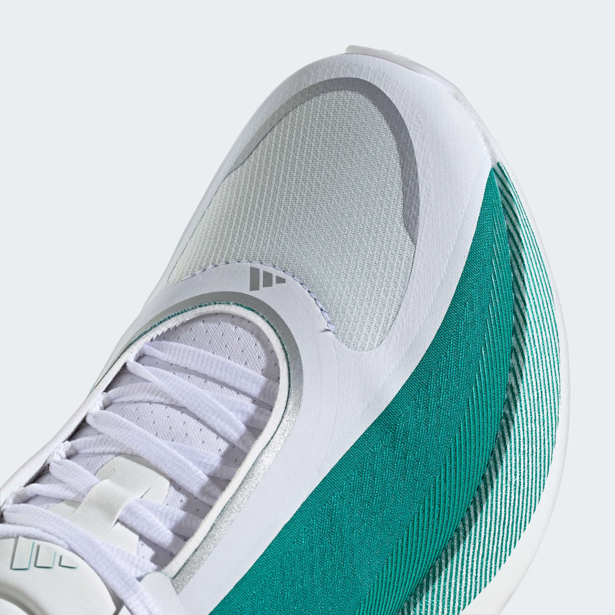 Adidas Men's HYPERBOOST EDGE Running Shoes - Cloud White / Equipment Green / Zero Metalic - Image 10