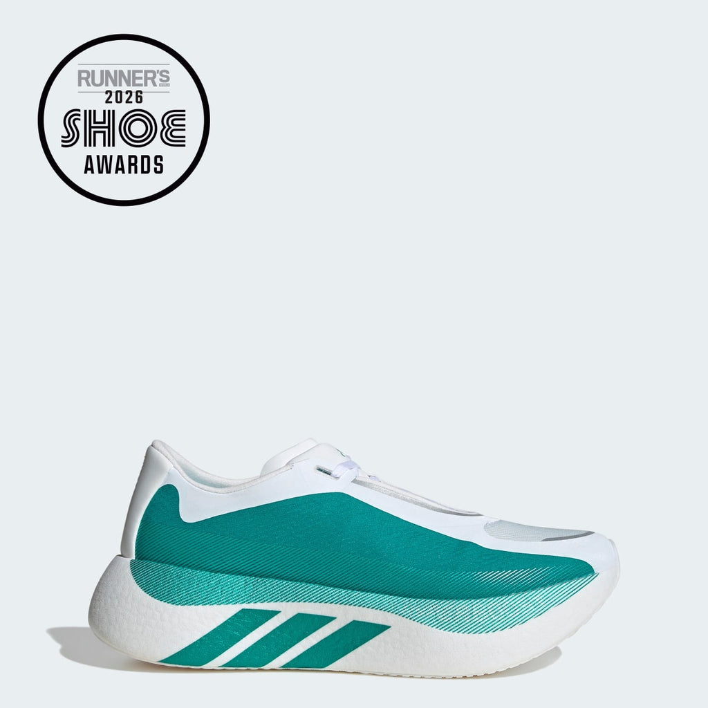 Adidas Men's HYPERBOOST EDGE Running Shoes - Cloud White / Equipment Green / Zero Metalic - Image 1