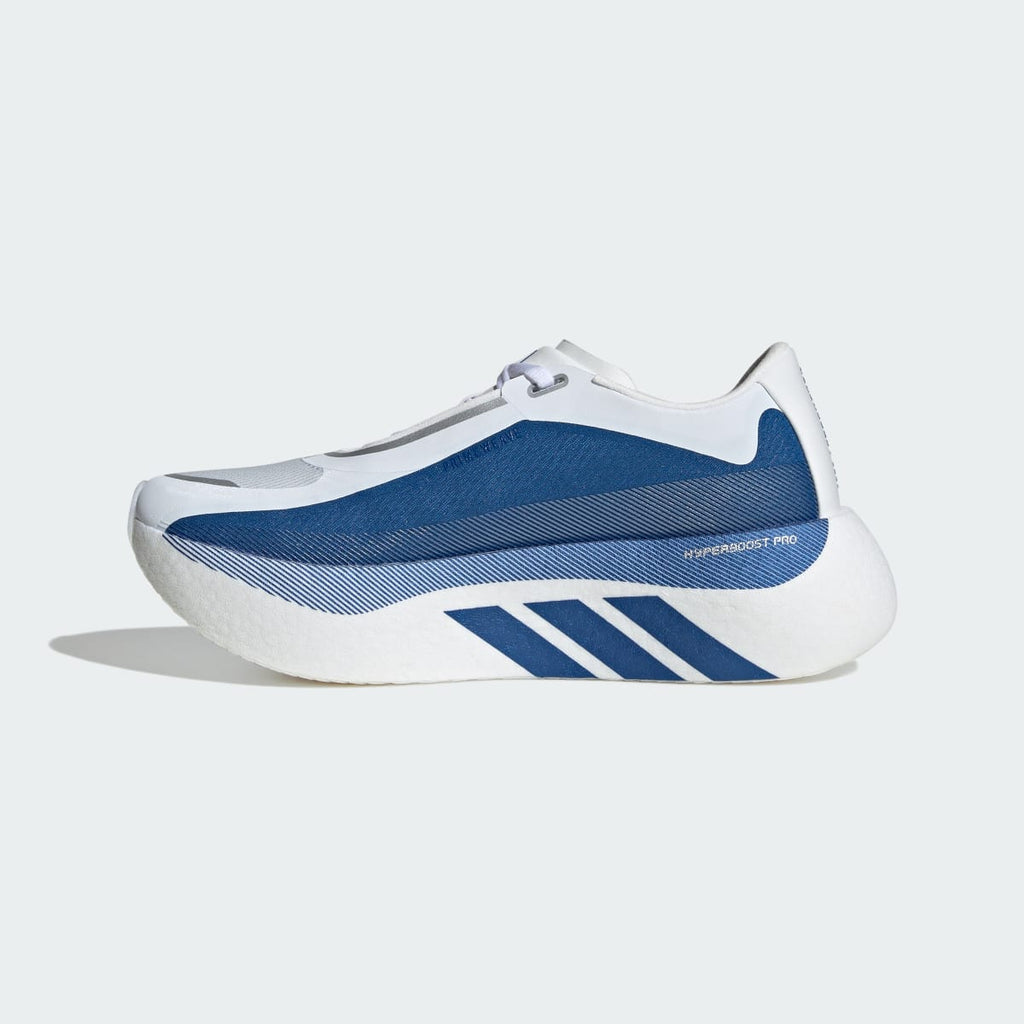 Adidas Women's HYPERBOOST EDGE Running Shoes - Cloud White / Eqt Blue / Zero Metalic - Image 8