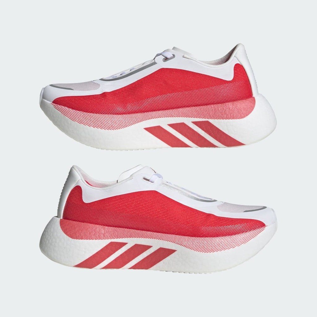 Adidas Women's HYPERBOOST EDGE Running Shoes - Cloud White / Pure Ruby / Zero Metalic - Image 9