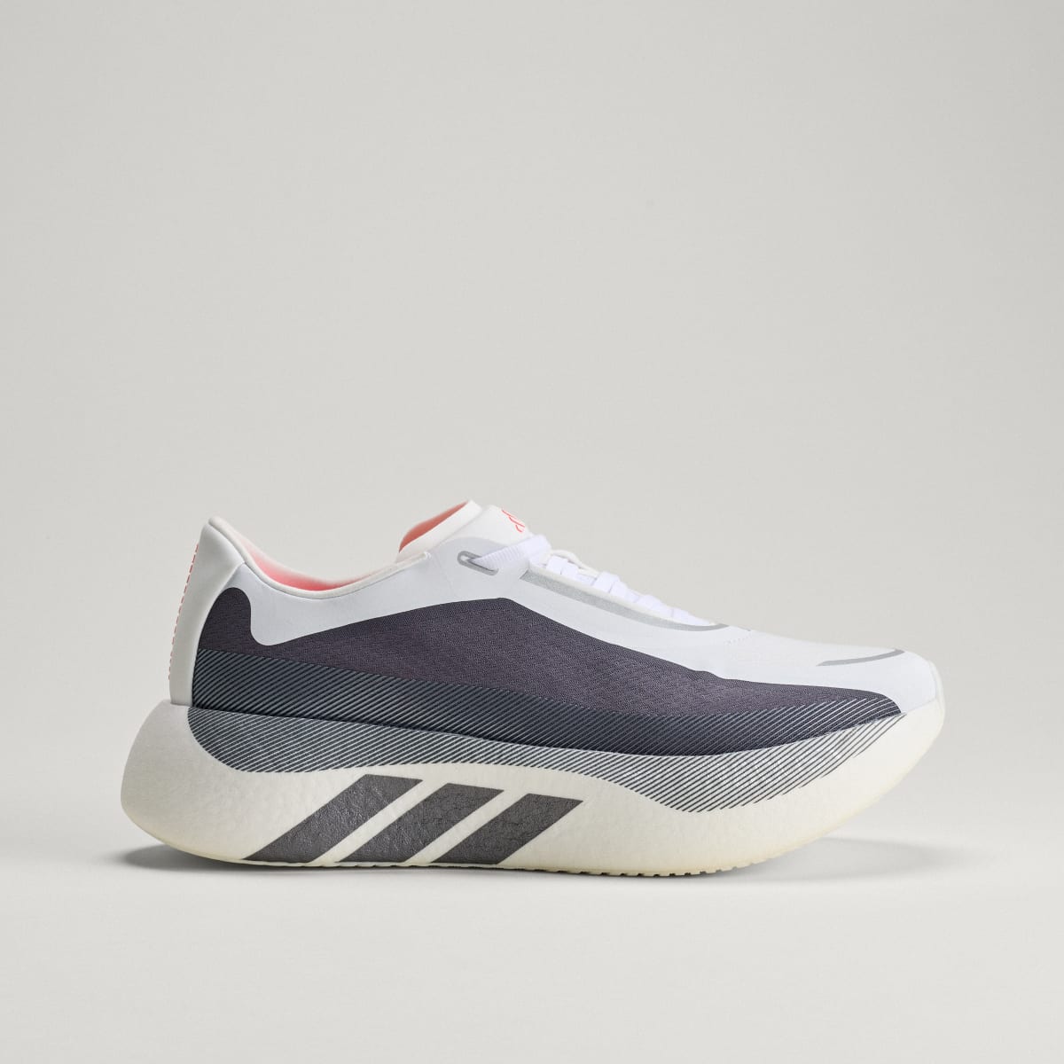 Adidas Men's HYPERBOOST EDGE Running Shoes - Cloud White / Aurora Onix / Solar Turbo - Image 6