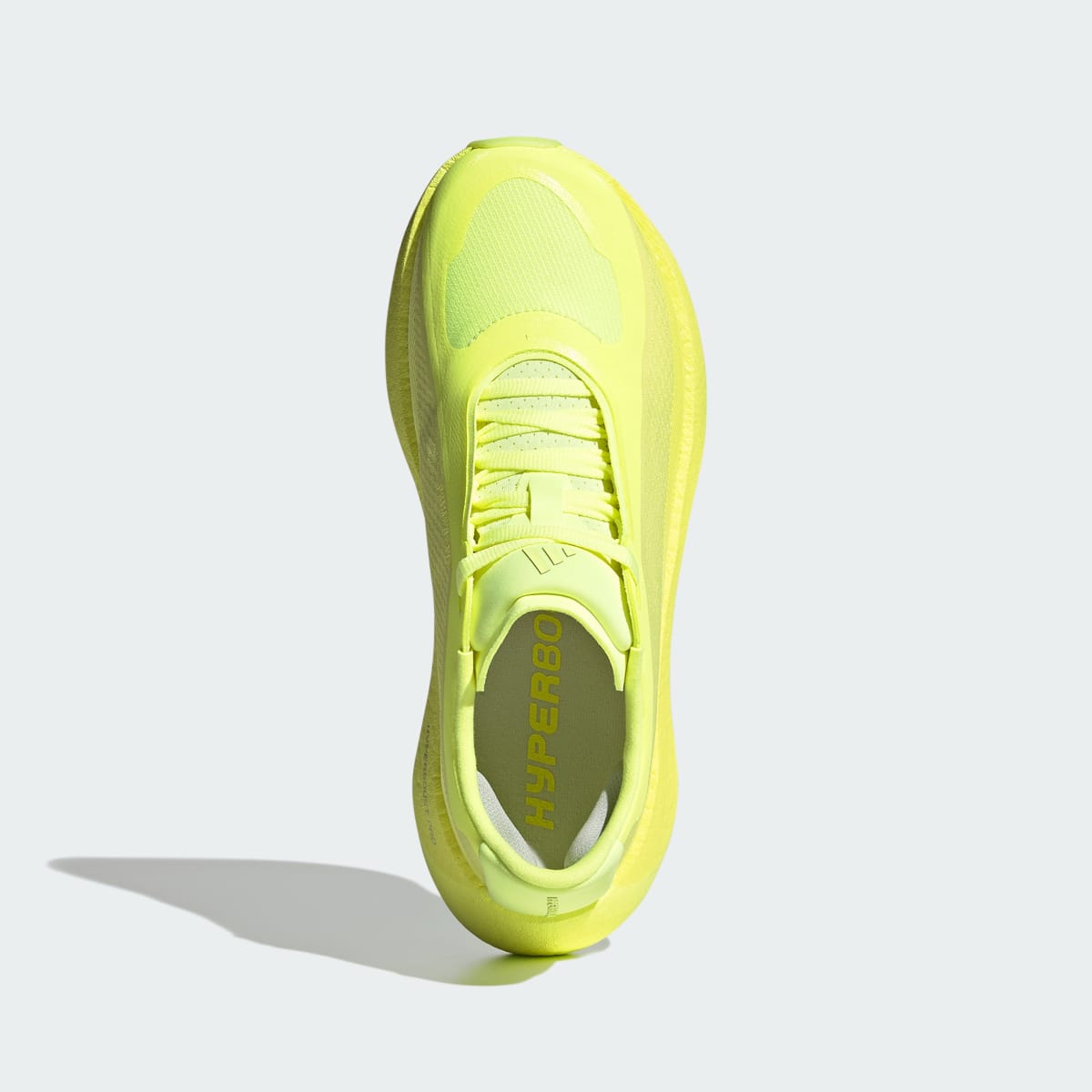 Adidas Women's HYPERBOOST EDGE Running Shoes - Hi-Res Yellow / Matte Silver / Light Solid Grey - Image 3