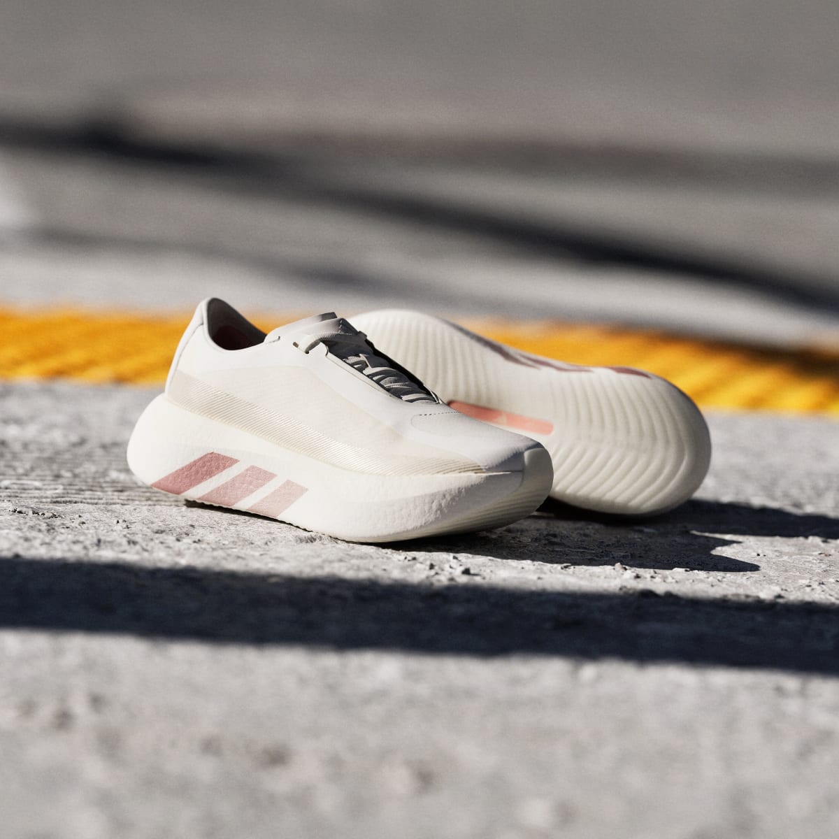 Adidas Women's HYPERBOOST EDGE W Shoes - Off White / Vapour Pink / Matte Silver - Image 7