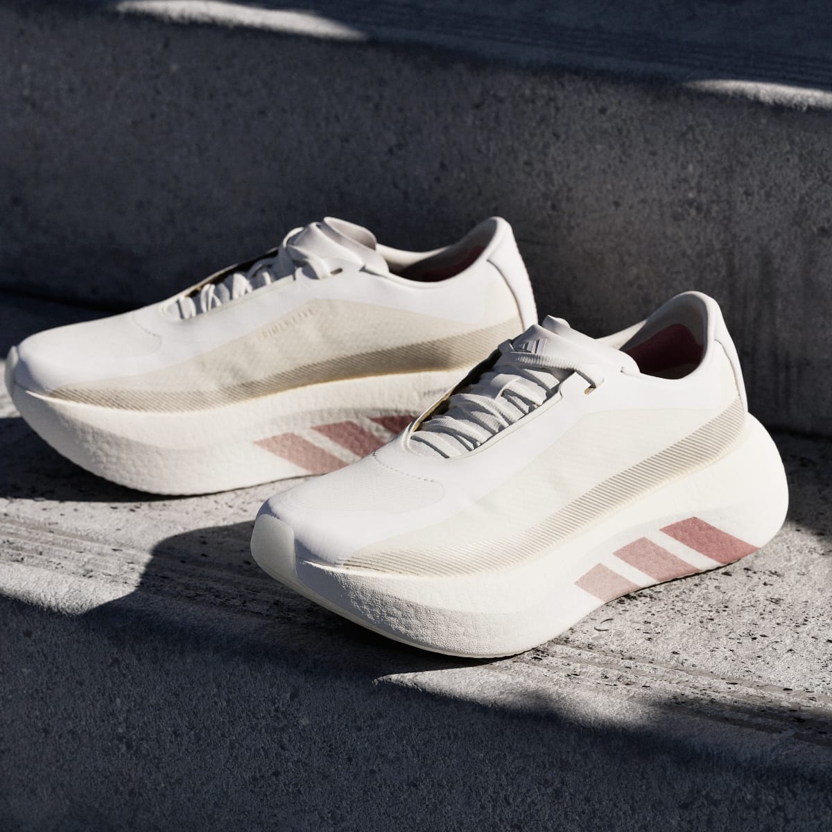 Adidas Women's HYPERBOOST EDGE W Shoes - Off White / Vapour Pink / Matte Silver - Image 9