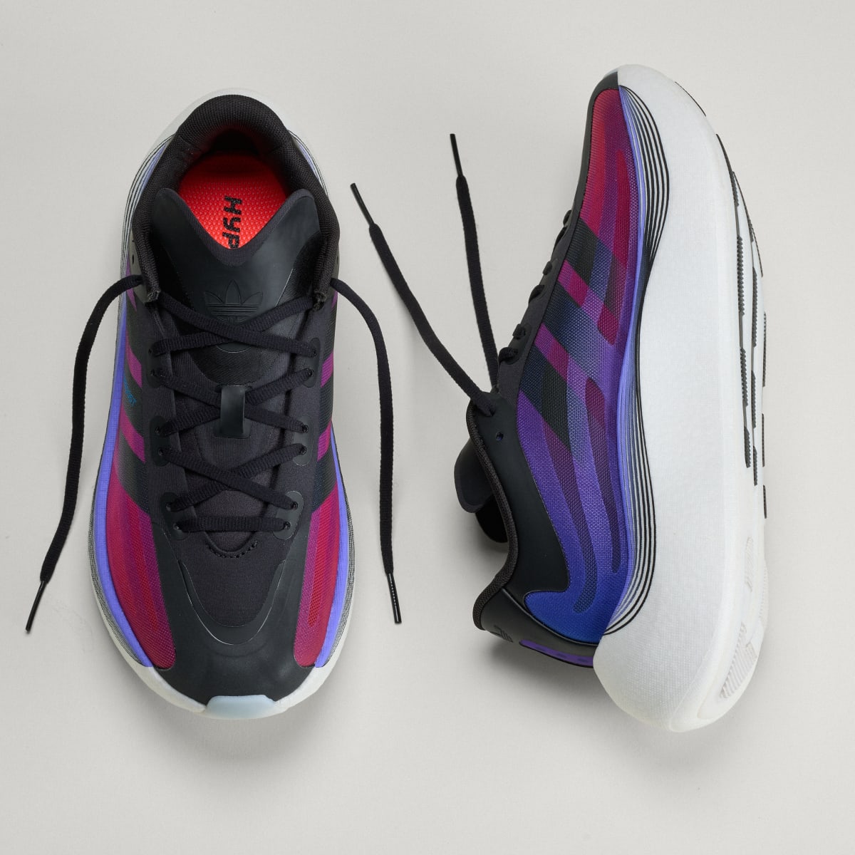 Adidas Men's HYPERBOOST EPHR LT SHOES - Core Black / Lucid Blue / Solar Red - Image 4
