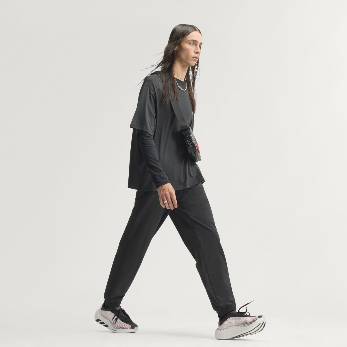Adidas Women's HYPERBOOST EPHR SHOES - Core Black / Solar Red / Cloud White - Image 6