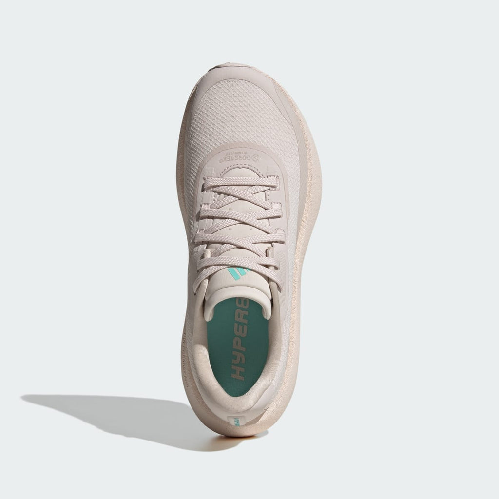 Adidas Women's HYPERBOOST GTX Shoes - Putty Mauve / Grey / Flash Aqua - Image 2