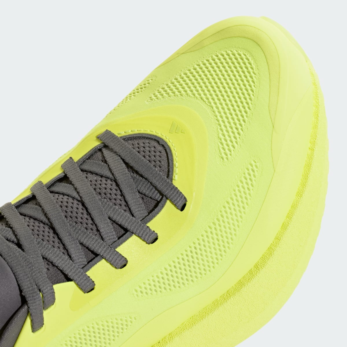 Adidas Men's HYPERBOOST RUN Running Shoes - Hi-Res Yellow / Iron Metallic / Grey Five - Image 7