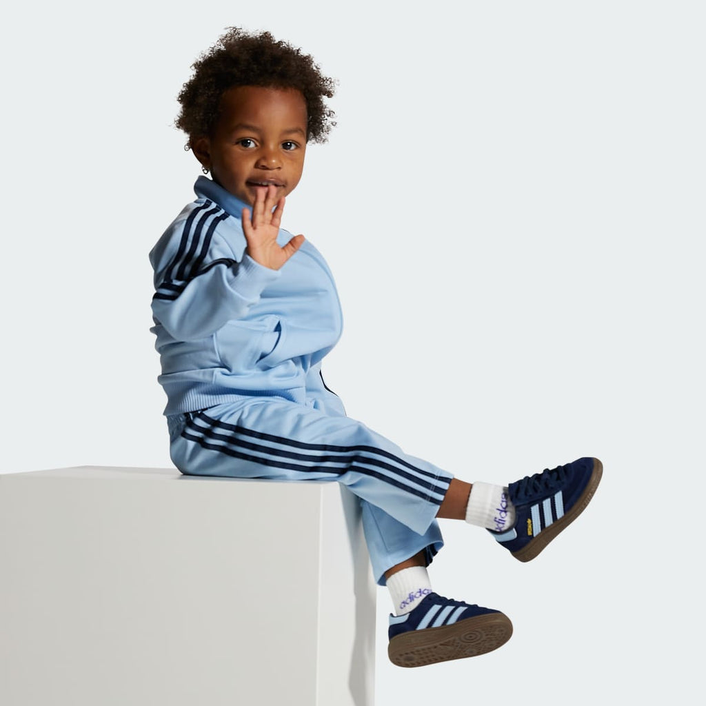 Adidas Kids' Handball Spezial Comfort Closure Elastic Lace Shoes Kids - Collegiate Navy / Clear Sky / Gum - Image 4
