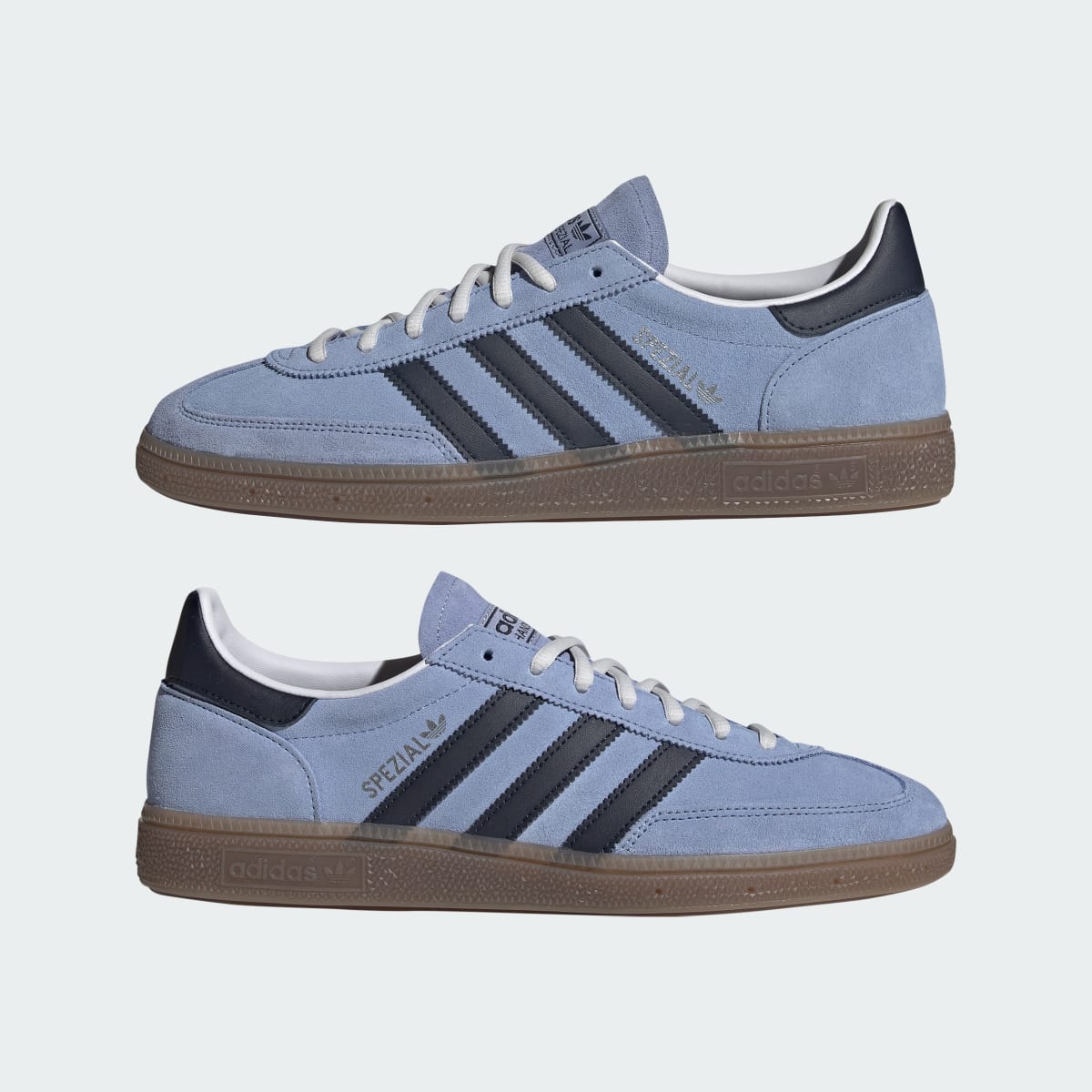 Adidas Men's Handball Spezial Shoes - Chalk Blue / Legend Ink / Gum - Image 7