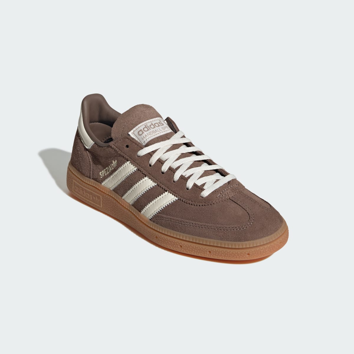 Adidas Women's Handball Spezial Shoes - Earth Strata / Off White / Gum - Image 7